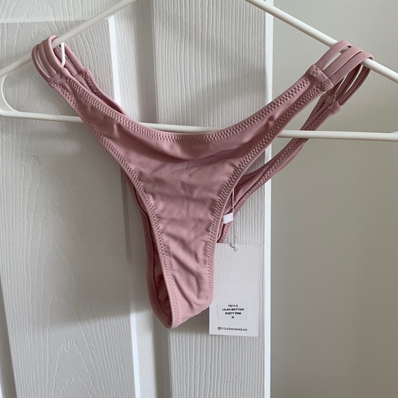 White Fox Boutique Other - Lilah / dusty pink - bottom size medium - fox swim